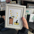 Pebble Cats And Blooming Plants Sea Glass Framed Art - image 8