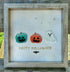 Halloween Jack O lantern And Ghost House Sea Glass Framed Art - image 4