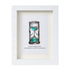 Life's Filled Hourglass Quote Sea Glass Framed Art - White - 8" X 6" - image 11