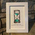 Life's Filled Hourglass Quote Sea Glass Framed Art - image 5
