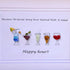 Happy Hour Colourful Sea Glass Framed Art Gift For Cocktail Lover - image 6