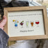 Happy Hour Colourful Sea Glass Framed Art Gift For Cocktail Lover - image 4