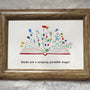Magic Books Sea Glass Framed Art Inspirational Gift - image 0