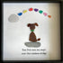 Dog Memorial Sea Glass Framed Art Loss Of Dog Gift - image 4