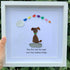 Dog Memorial Sea Glass Framed Art Loss Of Dog Gift - image 3