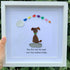 Dog Memorial Sea Glass Framed Art Loss Of Dog Gift - image 3