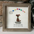 Dog Memorial Sea Glass Framed Art Loss Of Dog Gift - image 2