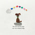 Dog Memorial Sea Glass Framed Art Loss Of Dog Gift - Seaglass Card - 8" X 8" - image 1