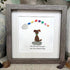 Dog Memorial Sea Glass Framed Art Loss Of Dog Gift - image 7