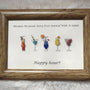 Happy Hour Cocktail Sea Glass Framed Art - image 0