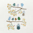 Birds On Blossom Branches Family Sea Glass Framed Art - image 7