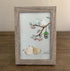 Cats Snuggling Under The Birdhouse Sea Glass Framed Art - image 6