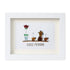 Good Morning Coffee Pot And Mugs Sea Glass Framed Art - image 15