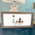 Good Morning Coffee Pot And Mugs Sea Glass Framed Art - image 3