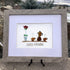 Good Morning Coffee Pot And Mugs Sea Glass Framed Art - image 7