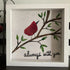 Always With You Cardinal Bird Sea Glass Framed Art - image 5