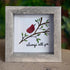 Always With You Cardinal Bird Sea Glass Framed Art - image 6