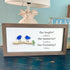 Laughs Memories and Friendship Birds Sea Glass Framed Art - image 3