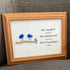 Laughs Memories and Friendship Birds Sea Glass Framed Art - image 5