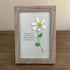 Teacher Gift Daisy Flower Sea Glass Framed Art - image 6