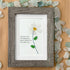 Teacher Gift Daisy Flower Sea Glass Framed Art - image 4
