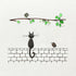 Cat Sea Glass Framed Art - Seaglass Card - 8" X 8" - image 1