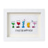 Cocktail Parties Happy Hour Sea Glass Framed Art - White - 6" X 8" - image 9