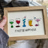 Cocktail Parties Happy Hour Sea Glass Framed Art - image 2