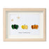 Happy Thanksgiving Pumpkin Sea Glass Framed Art - Oak - 6" X 8" - image 12