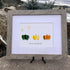 Happy Thanksgiving Pumpkin Sea Glass Framed Art - image 4