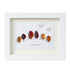 Fall In Love Autumn Trees Sea Glass Framed Art - White - 6" X 8" - image 12