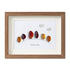 Fall In Love Autumn Trees Sea Glass Framed Art - Walnut Brown - 6" X 8" - image 10