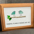 Friend Birds Sea Glass Framed Art Friendship Gift - image 4