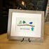 Dare To Be Different Birds Sea Glass Framed Art Inspirational Gift - image 6