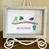Dare To Be Different Birds Sea Glass Framed Art Inspirational Gift - image 9