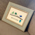 Dare To Be Different Birds Sea Glass Framed Art Inspirational Gift - image 5