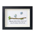 May You Achieve Dreams Birds Sea Glass Framed Art Family Gift - Black - 6" X 8" - image 11