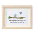May You Achieve Dreams Birds Sea Glass Framed Art Family Gift - Oak - 6" X 8" - image 9