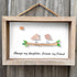 Always My Daughter Birds Sea Glass Framed Art Gift for Daughter - image 4