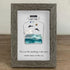 Sea Bottle Sea Glass Framed Art Inspirational Gift - image 0
