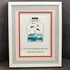 Sea Bottle Sea Glass Framed Art Inspirational Gift - image 3