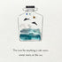 Sea Bottle Sea Glass Framed Art Inspirational Gift - image 2