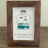 Sea Bottle Sea Glass Framed Art Inspirational Gift - image 4