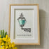 Light Of My Life Street Light Sea Glass Framed Art - image 3