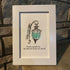 Grateful For The Light You Bring Into My Life Sea Glass Framed Art - image 3