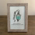 Grateful For The Light You Bring Into My Life Sea Glass Framed Art - image 0