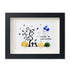 Happy Halloween Ghost And Pumpkin Sea Glass Framed Art - Black - 6" X 8" - image 14