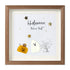 Halloween Trick Or Treat Sea Glass Framed Art - Walnut Brown - 8" X 8" - image 7