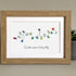 Christmas Light Bulbs Sea Glass Framed Art - image 10
