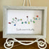 Christmas Light Bulbs Sea Glass Framed Art - image 4